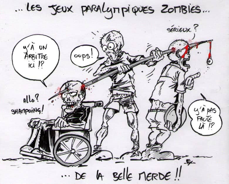 Les jeux paralympiques zombies