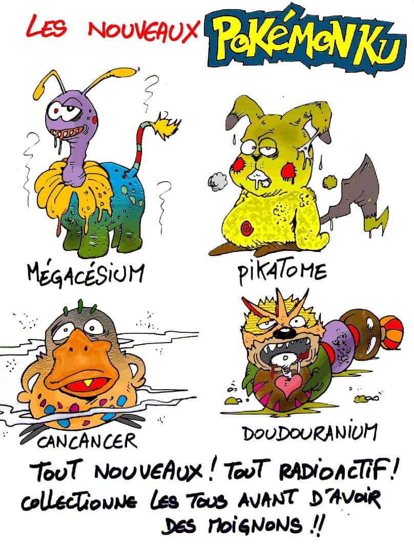Les nouveaux Pokémon radioactifs