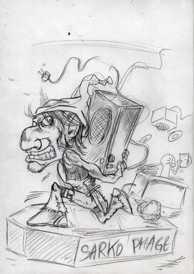 Sarko Phage - Caricature politique