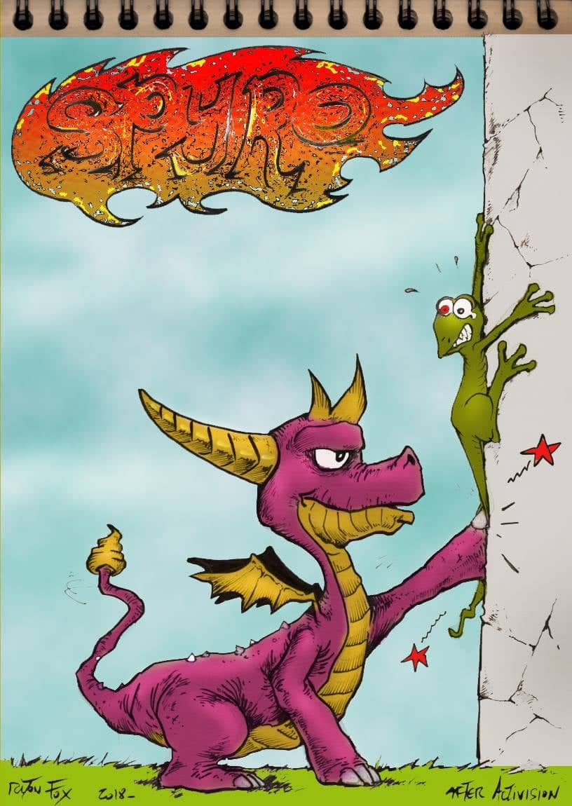 Hommage à Spyro le dragon