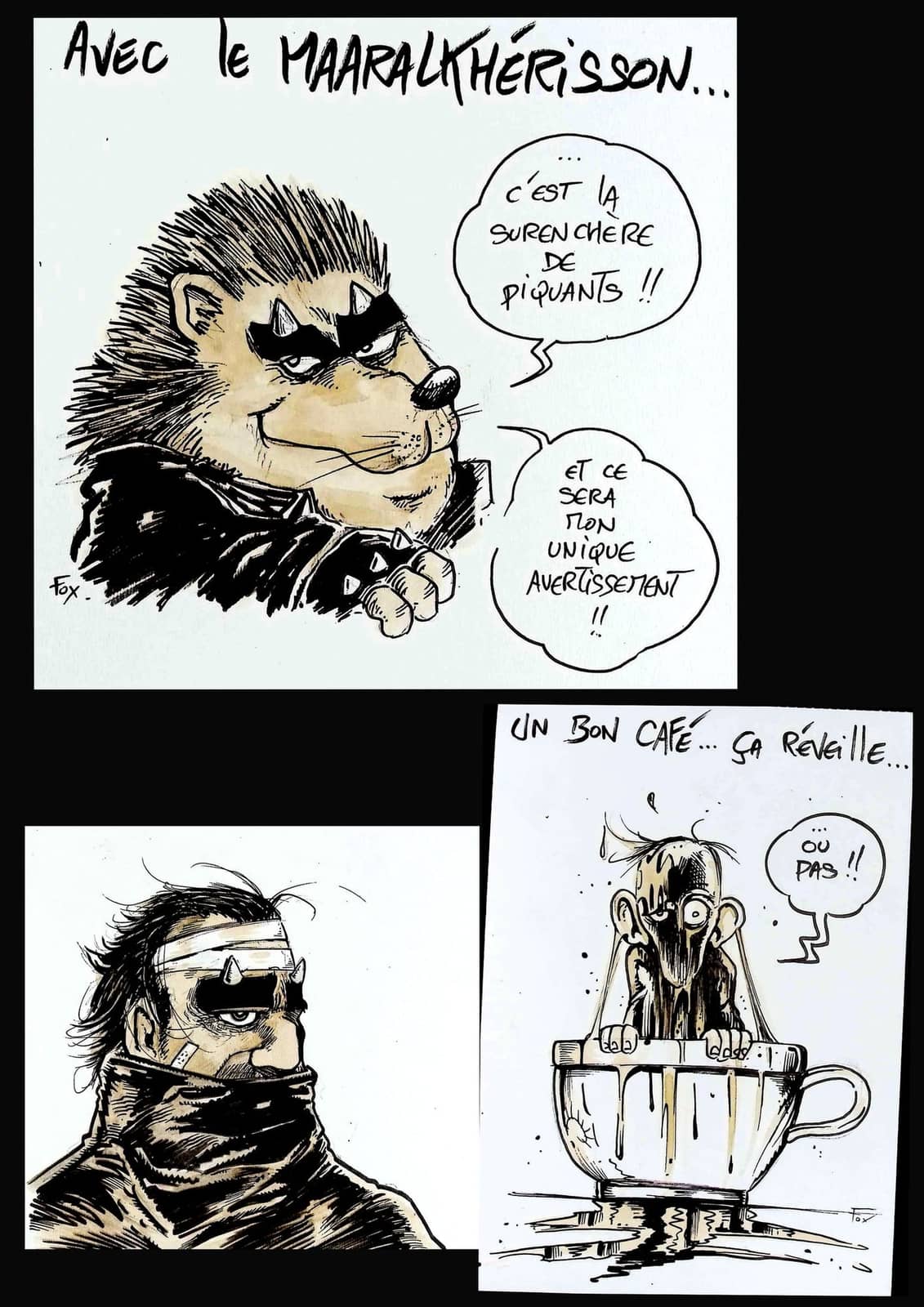 Maaralk-hérisson fusion décalée