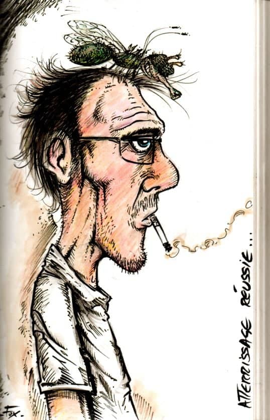 Délire sur la calvitie et mouches