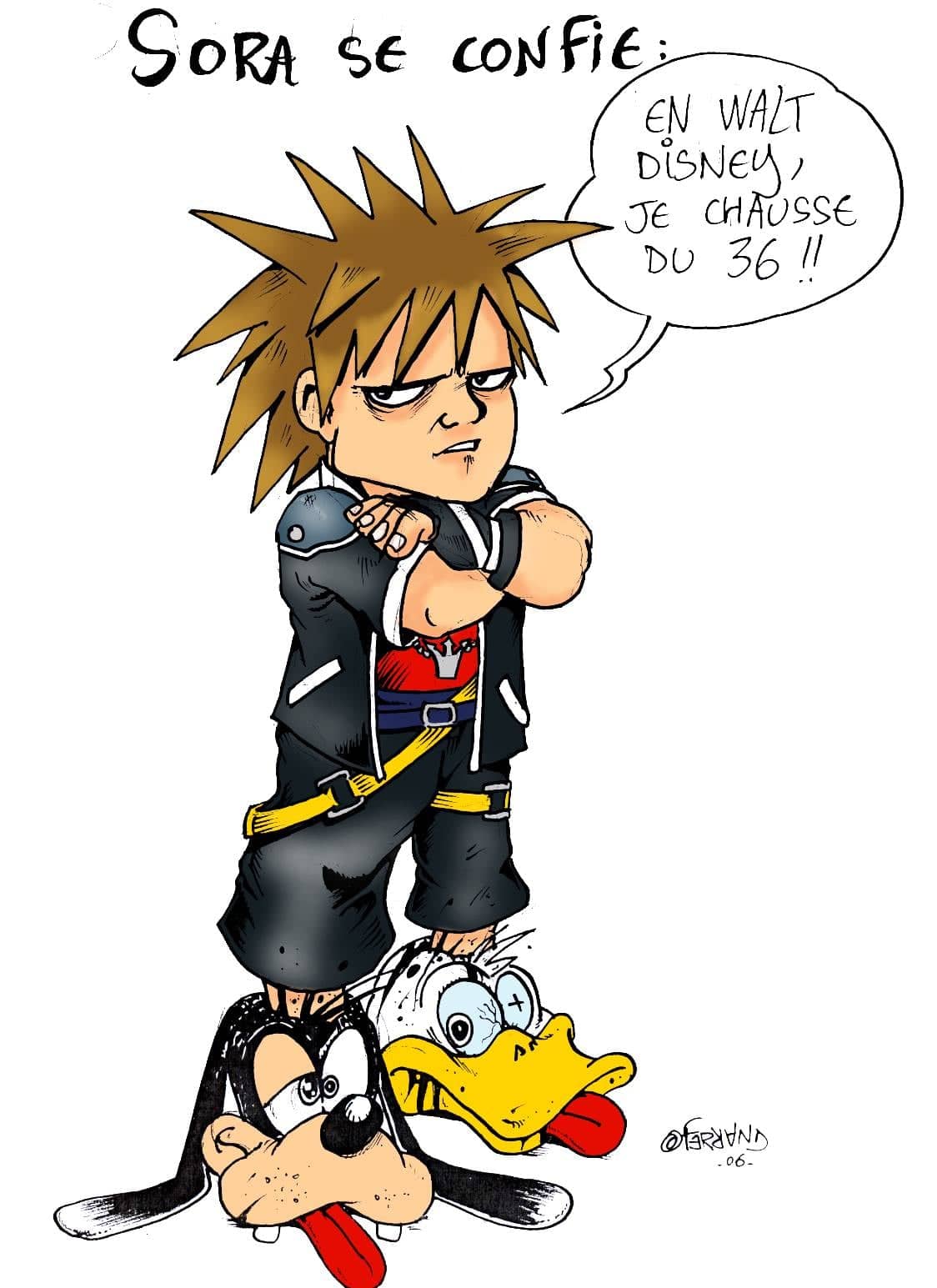 Sora se confie en Walt Disney