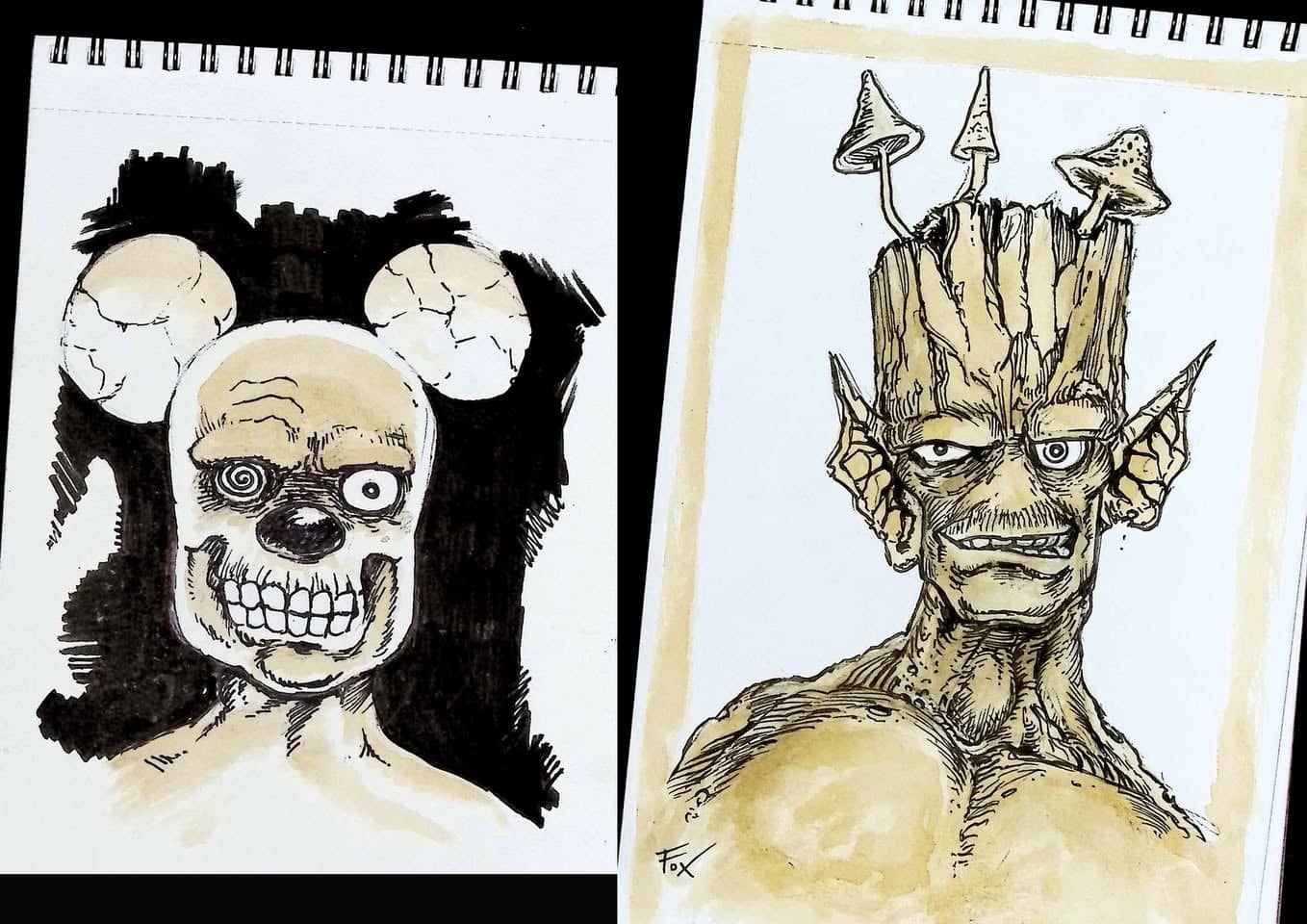 Délires grotesques avec souris