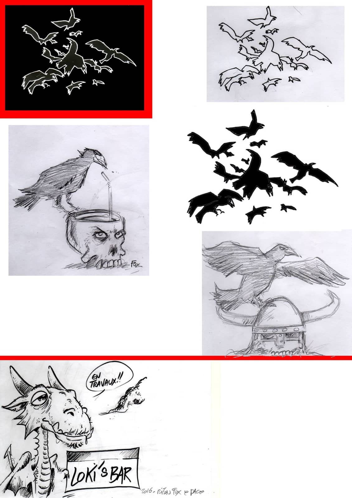 Créatures ailées et monstres Viking