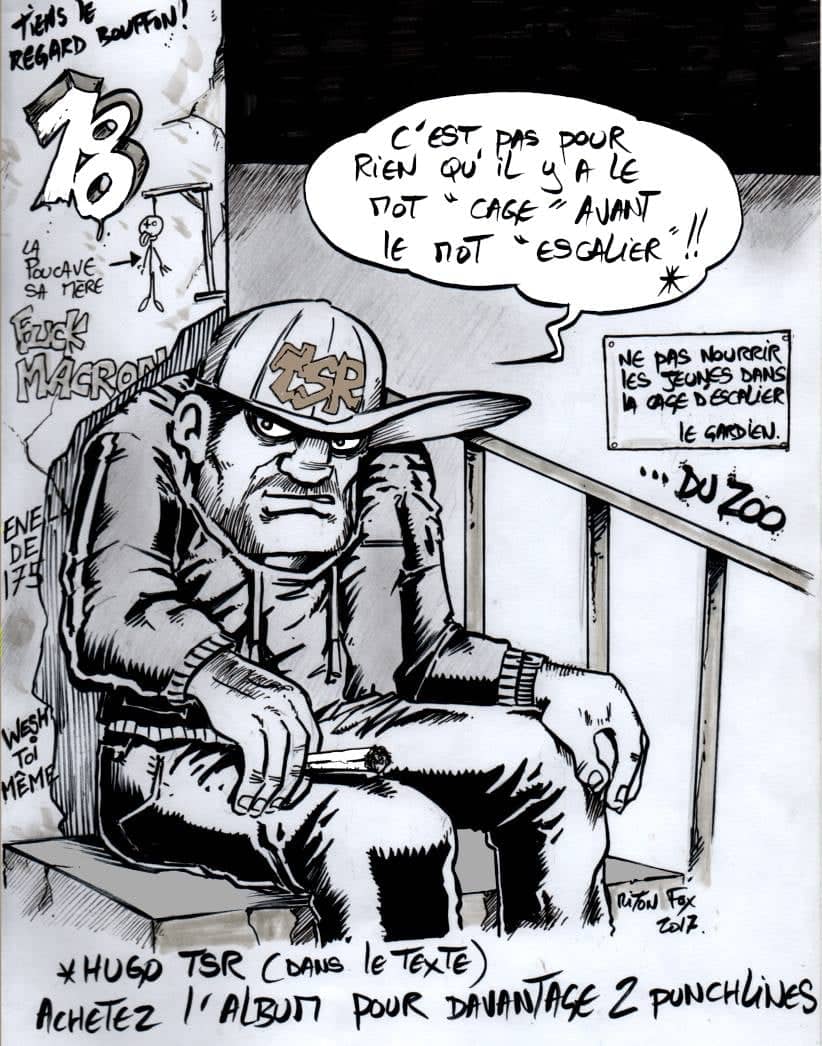 Soldat déjanté avec cage à tête