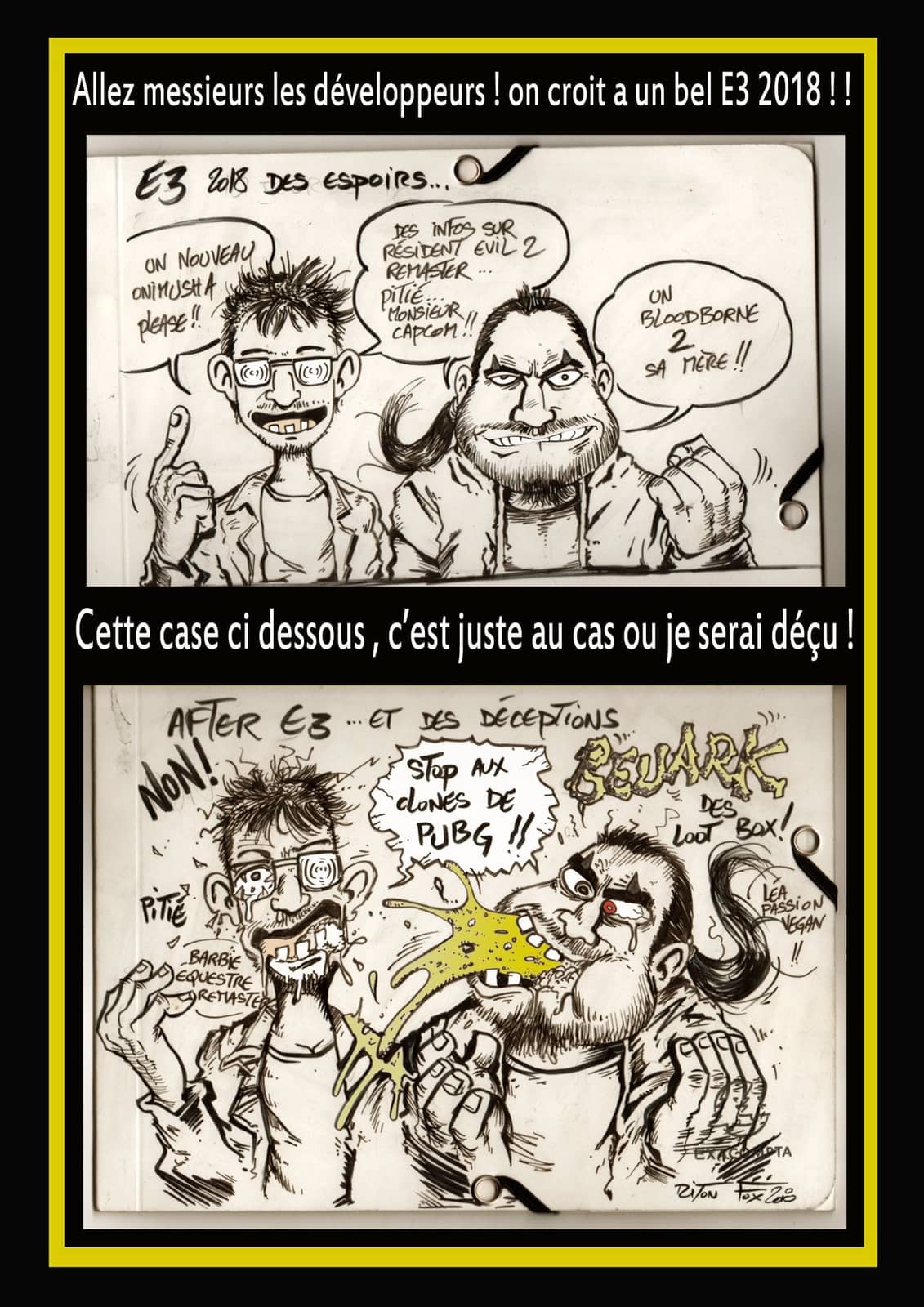 Délire humoristique sur l'E3 2018