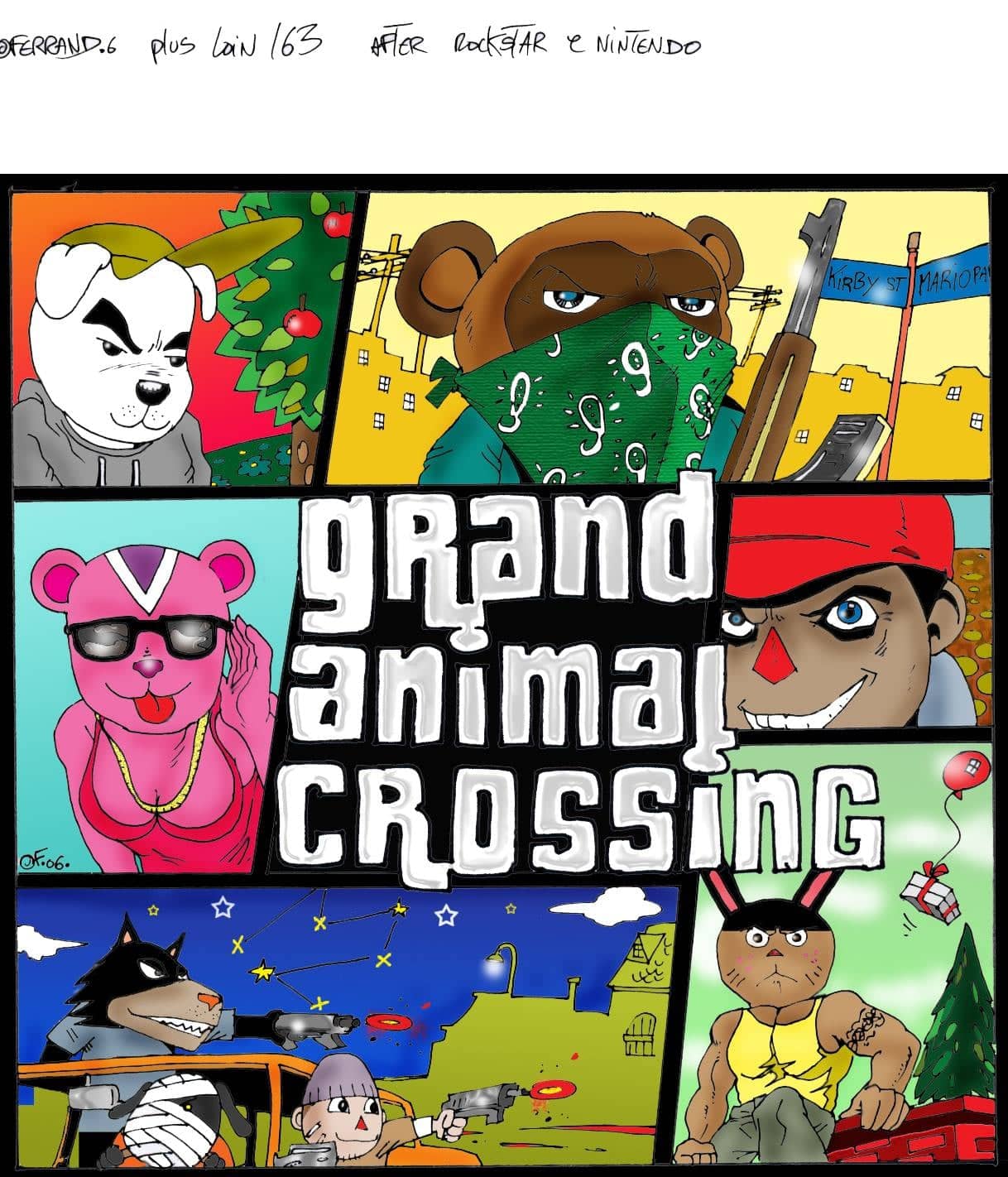 Grand Animal Crossing parodie
