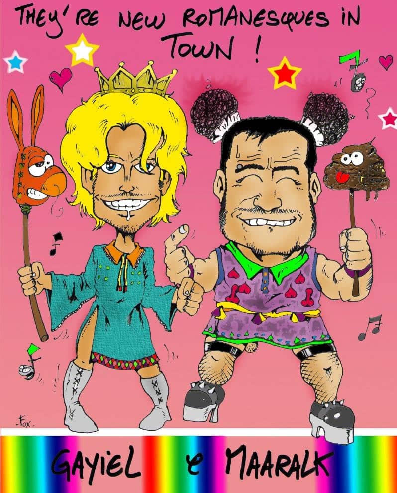 Gayiel et Maaralk romantiques en ville