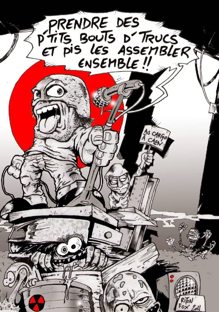 Monstres assemblés délire nucléaire