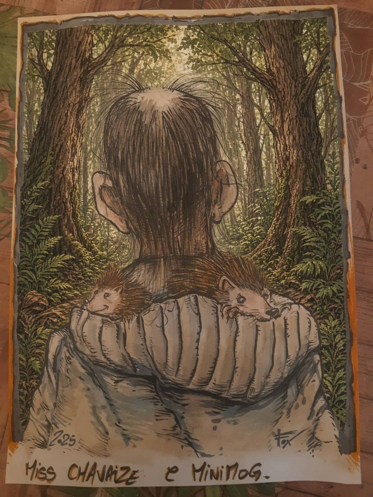 Balade en forêt avec les hérissons
