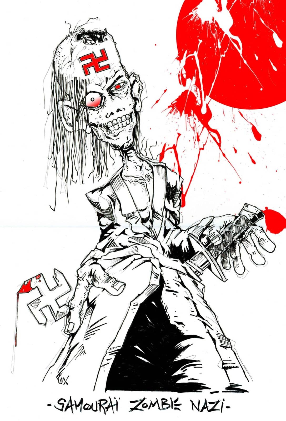 Zombie nazi samouraï