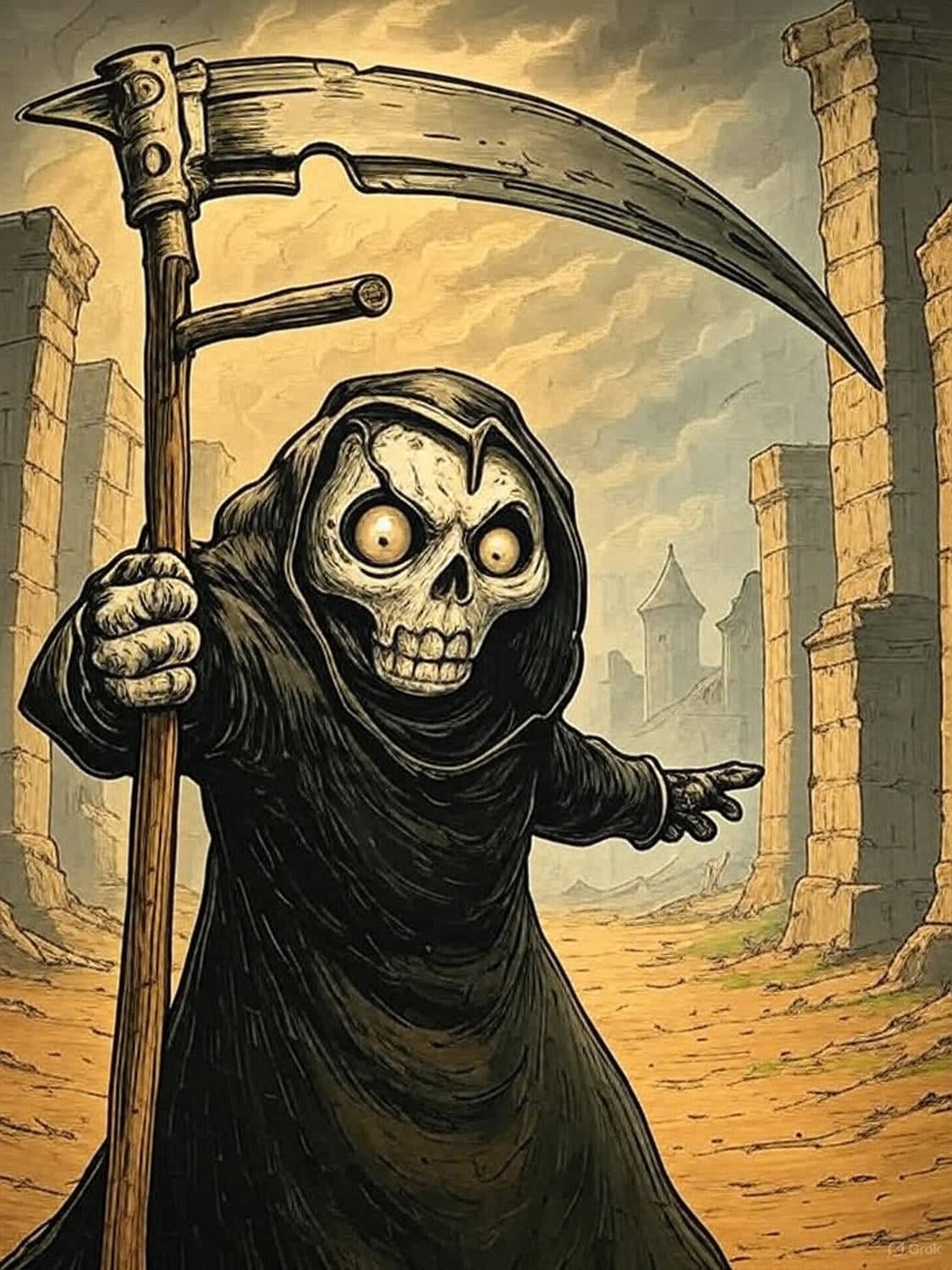 La Mort dans les ruines
