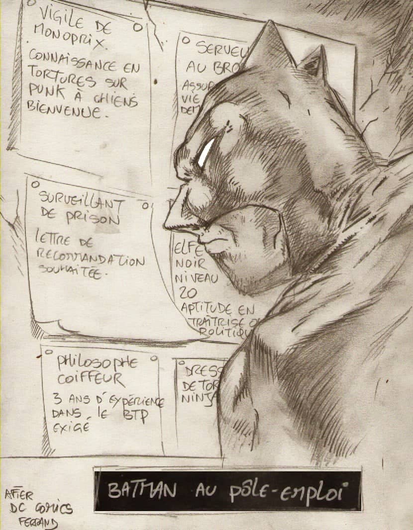 Batman au pôle-emploi