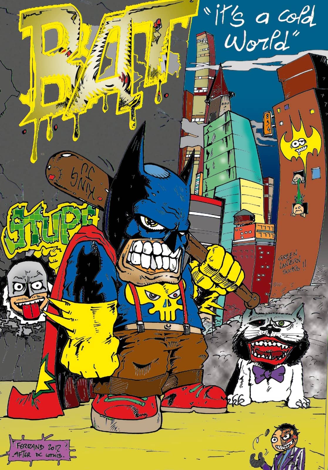 Batman délire humour noir urbain