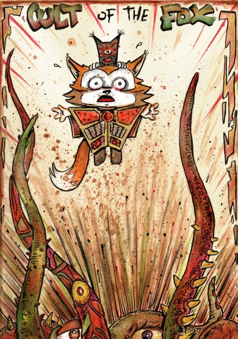 Cult of the Fox - Dessin préparatoire