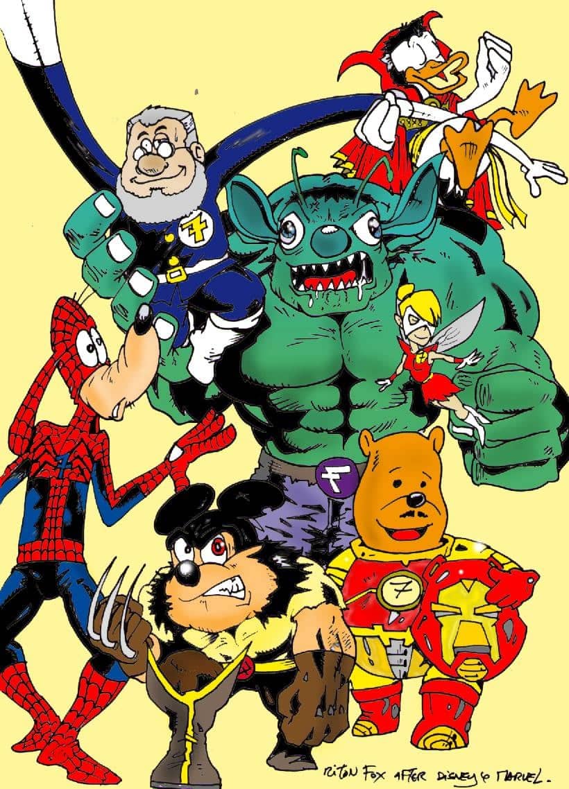Parodie des héros Marvel