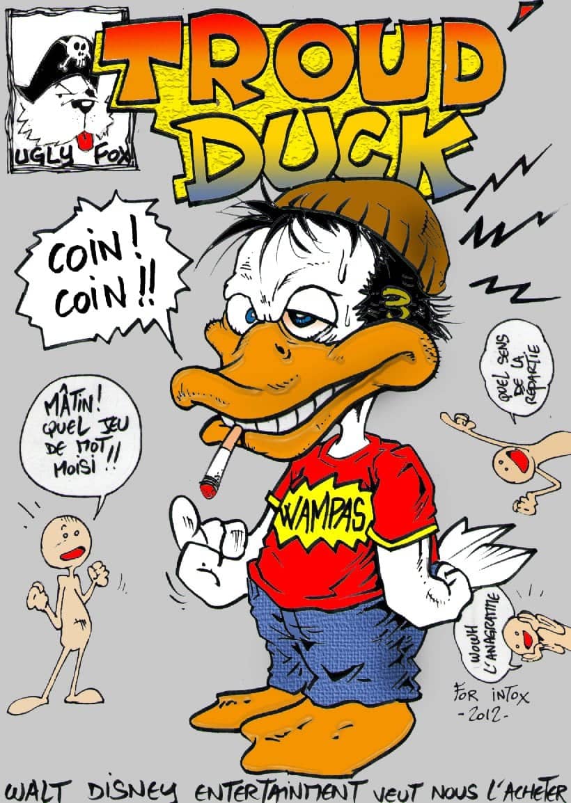 Parodie canard hilarant Troud Duck