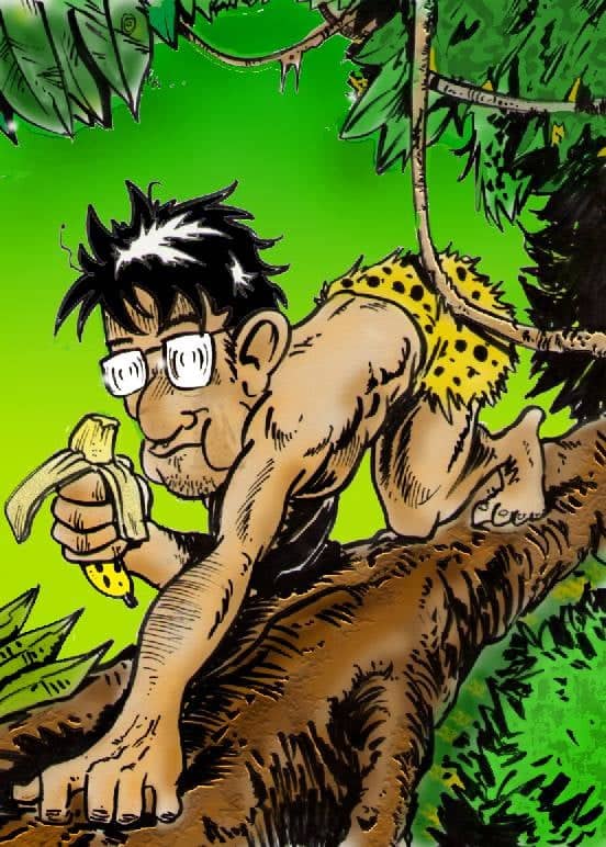 Tarzan geek à la banane