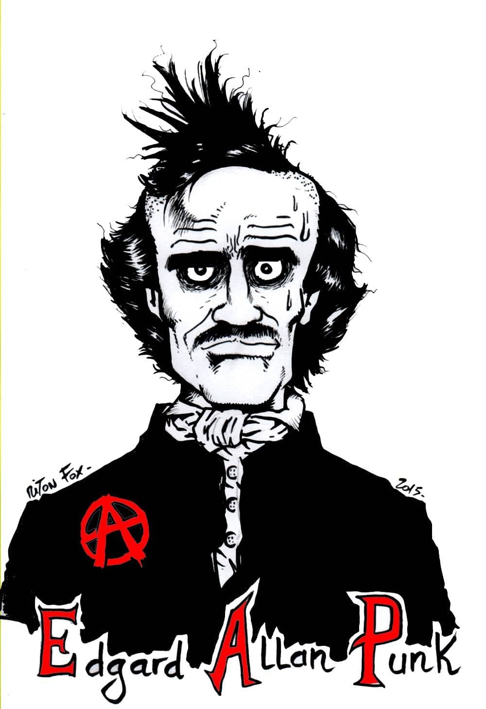 Edgard Allan Poe en mode punk