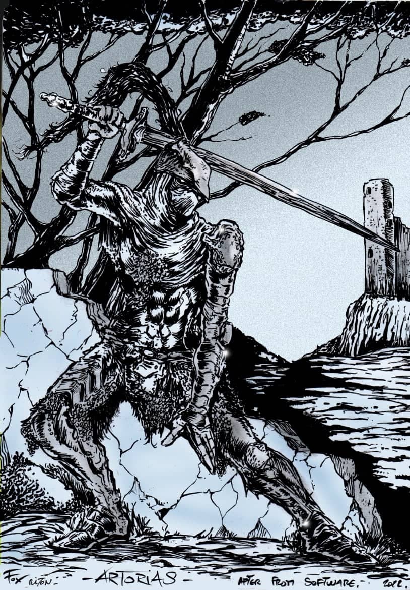 Artorias Dark Souls Encre