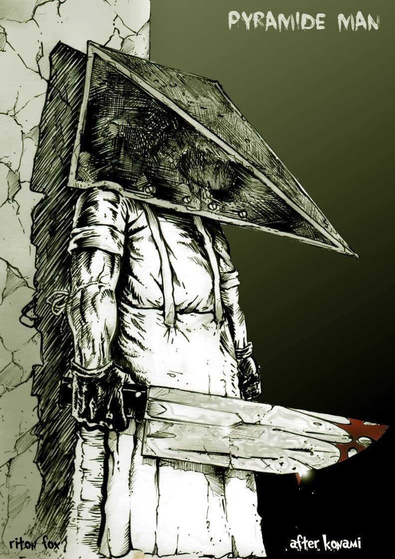 Pyramide Man avec arme blanche