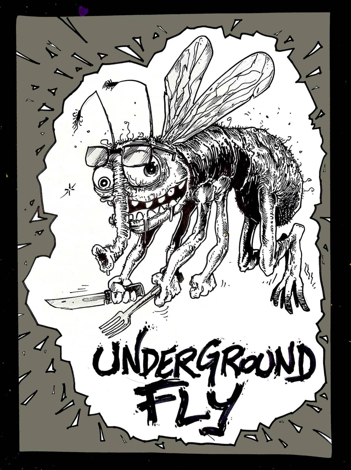 Underground Fly : mouche psychédélique