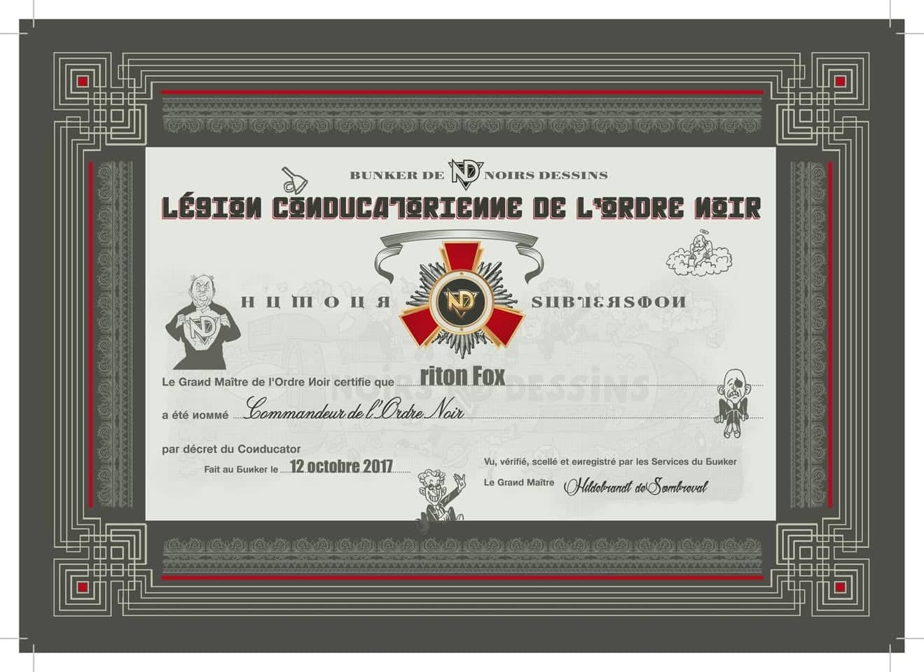 Légion Conducatorienne Ordre Noir