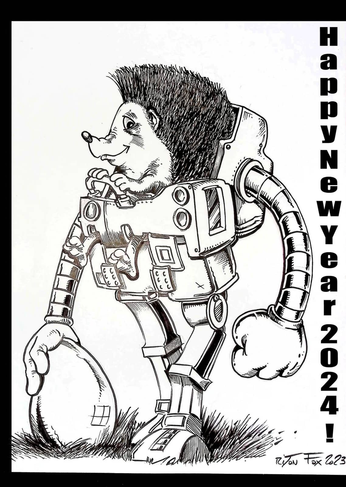Chavez le hérisson vœux 2024