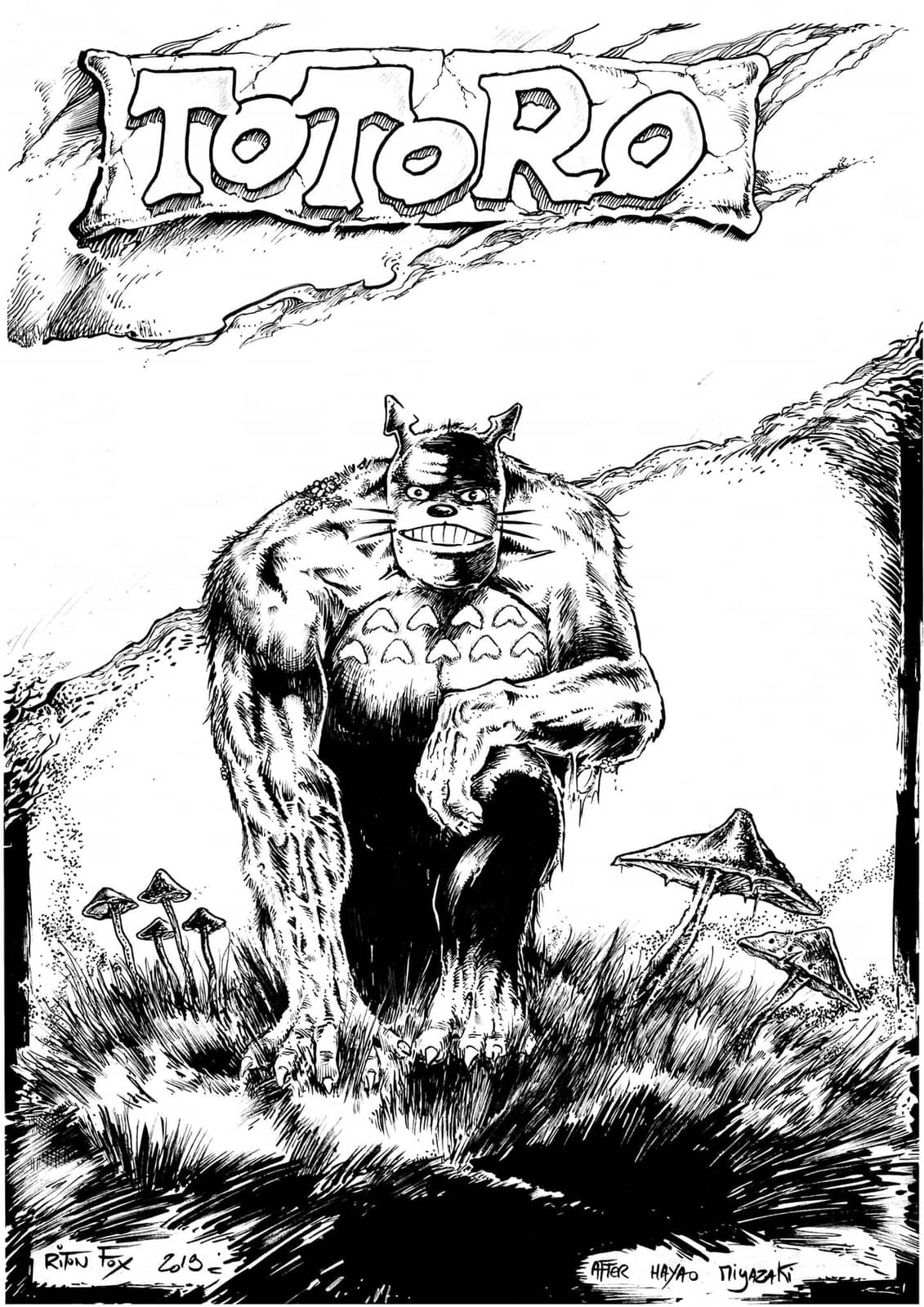 Totoro - Créature forestière sinistre