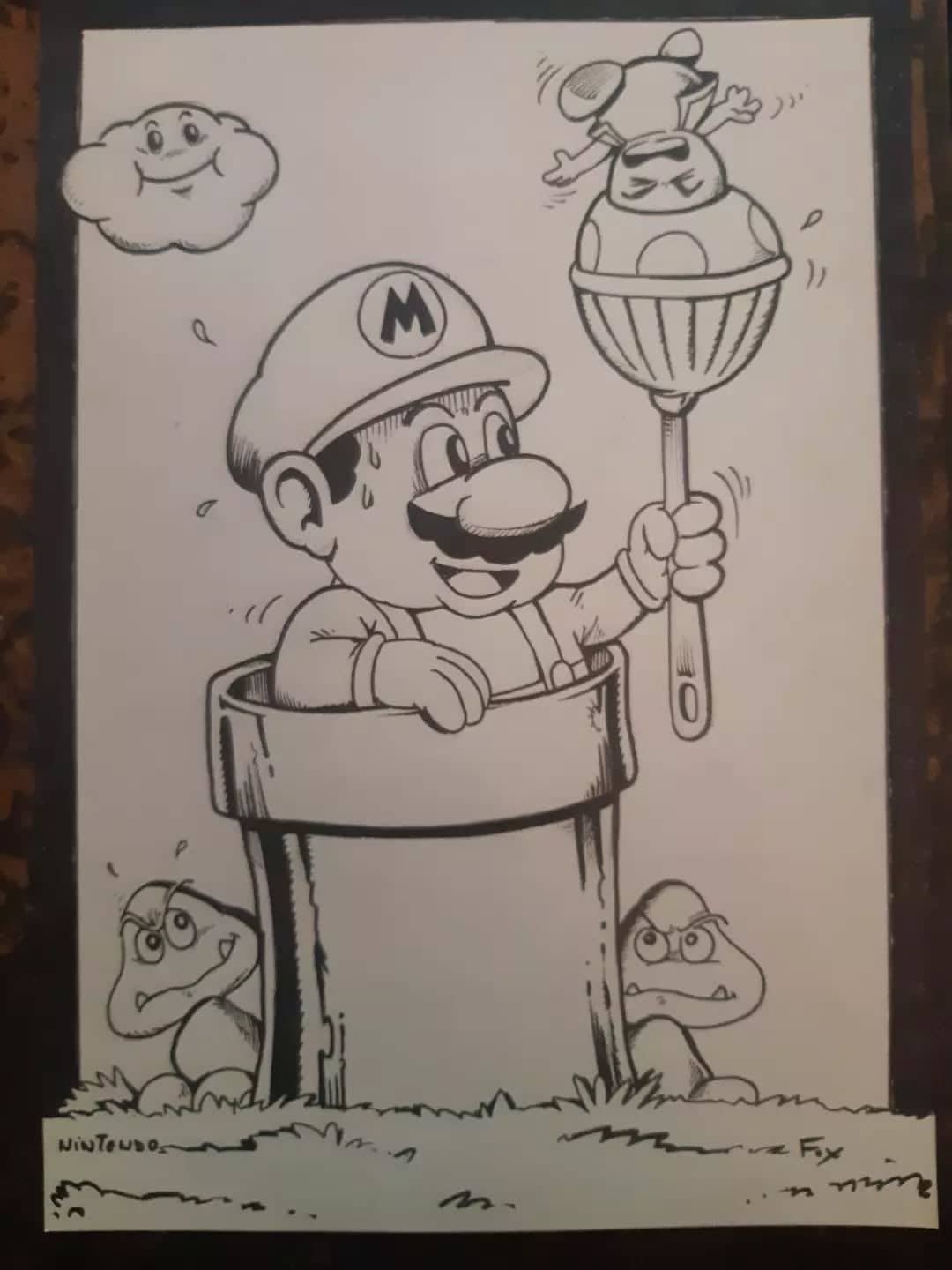 Mario capture des créatures