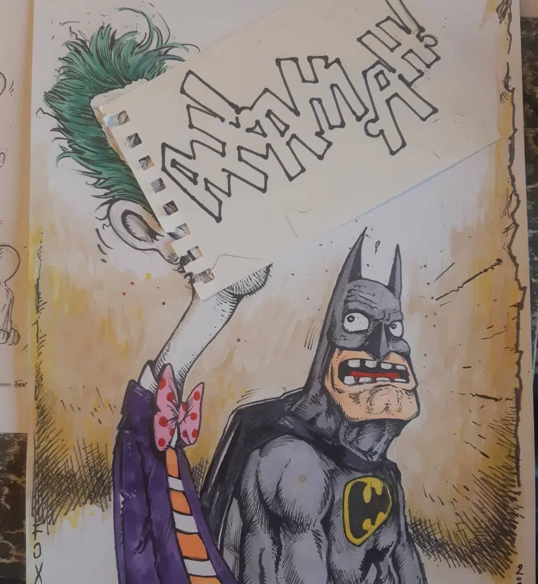 Batman face à son rival le Joker
