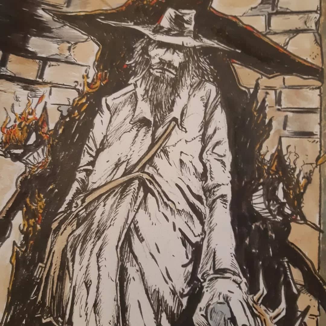 Étranger dans la ruelle sombre
