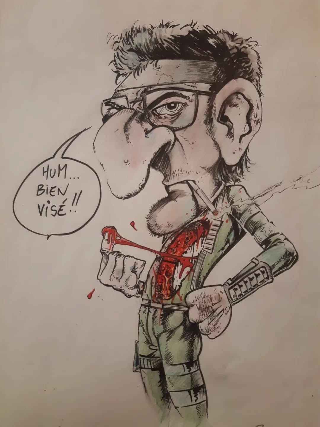 Soldat Metal Gear Sanglant