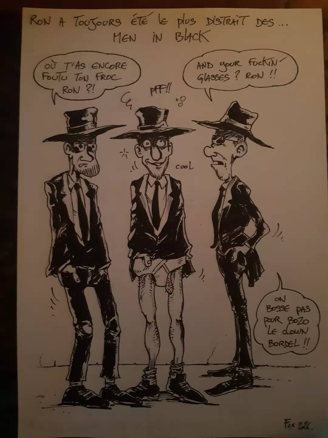 Men in Black parodie humour