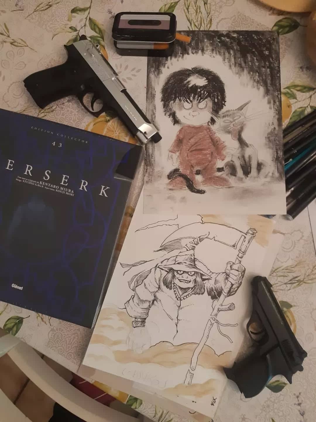 Créatures fantastiques à l'encre