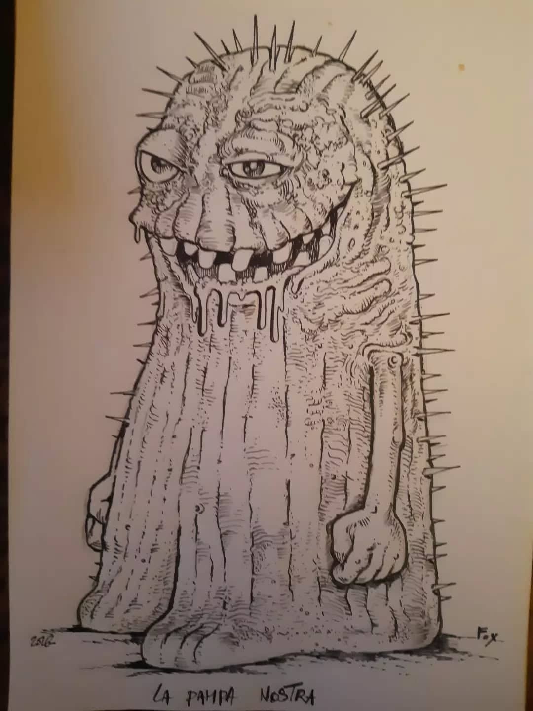 La Pahim Nostra monstre encré