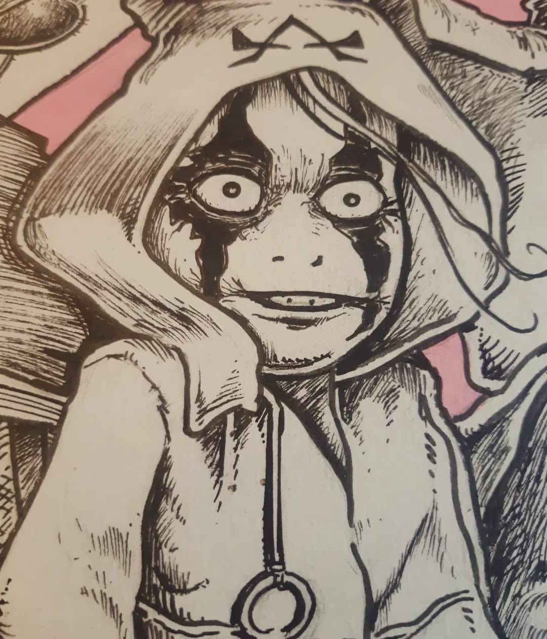Portrait d'une femme au style étrange