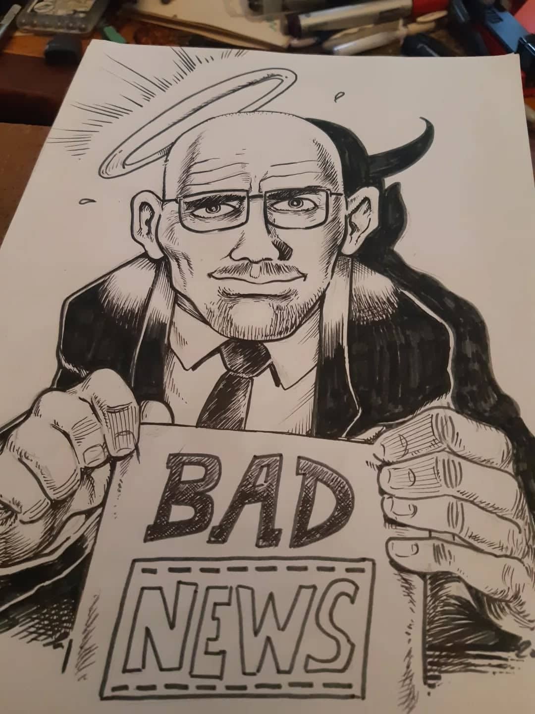 Hommage à Davy Mourier Bad News