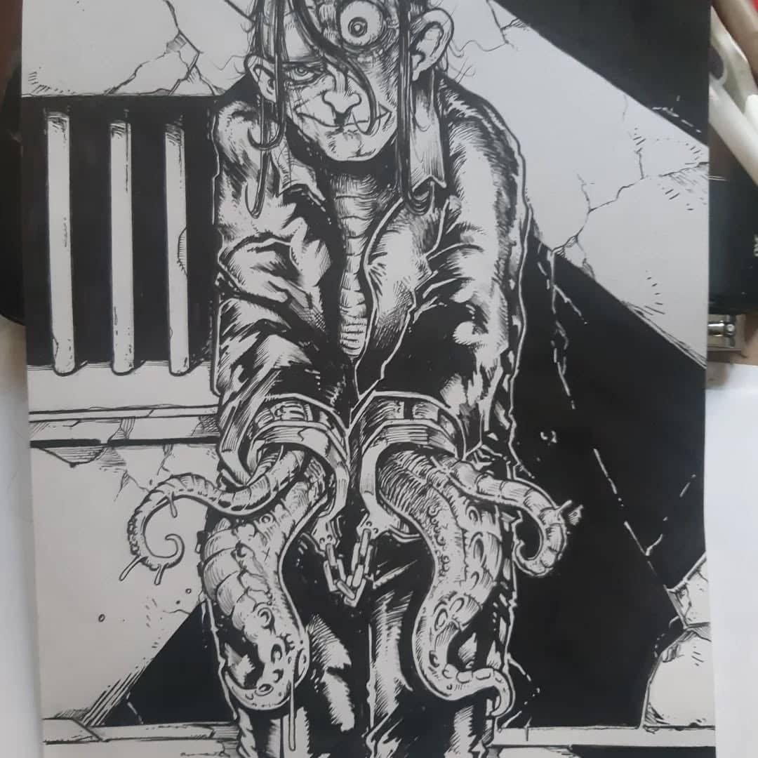 Créature tentaculaire lovecraftienne