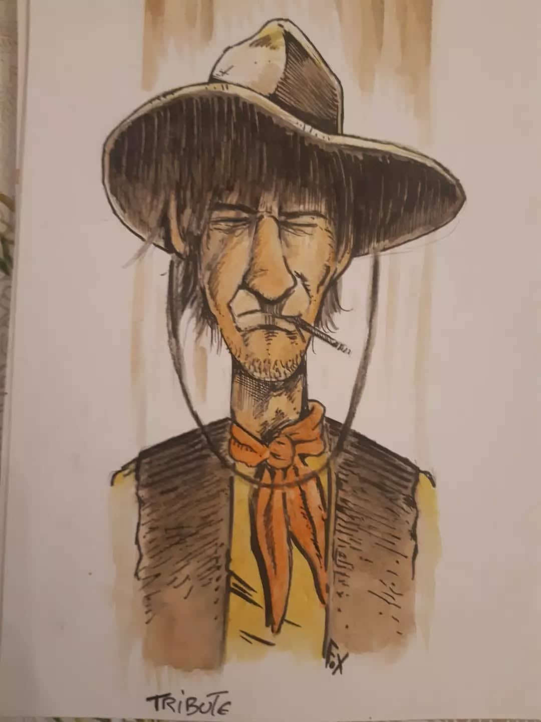 Lucky Luke - Hommage caricatural
