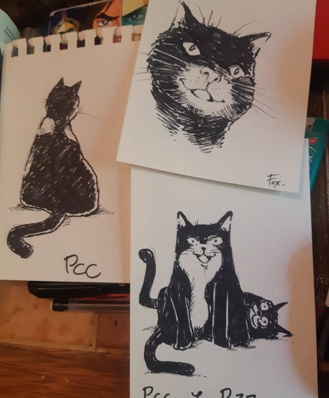 The Terrible Duo - Chats encre