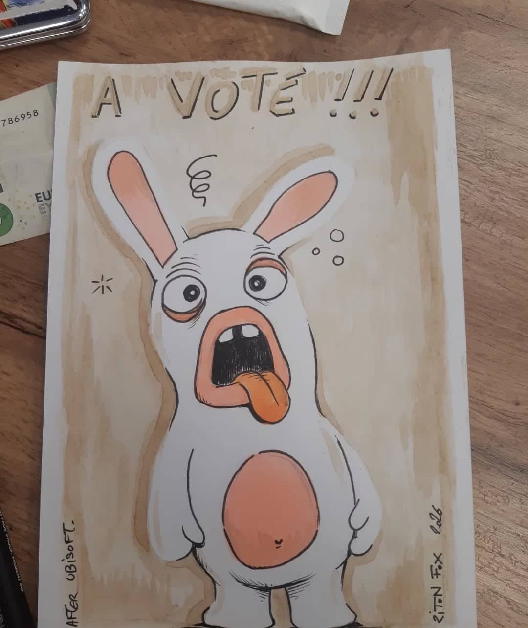 Lapin crétin à voter