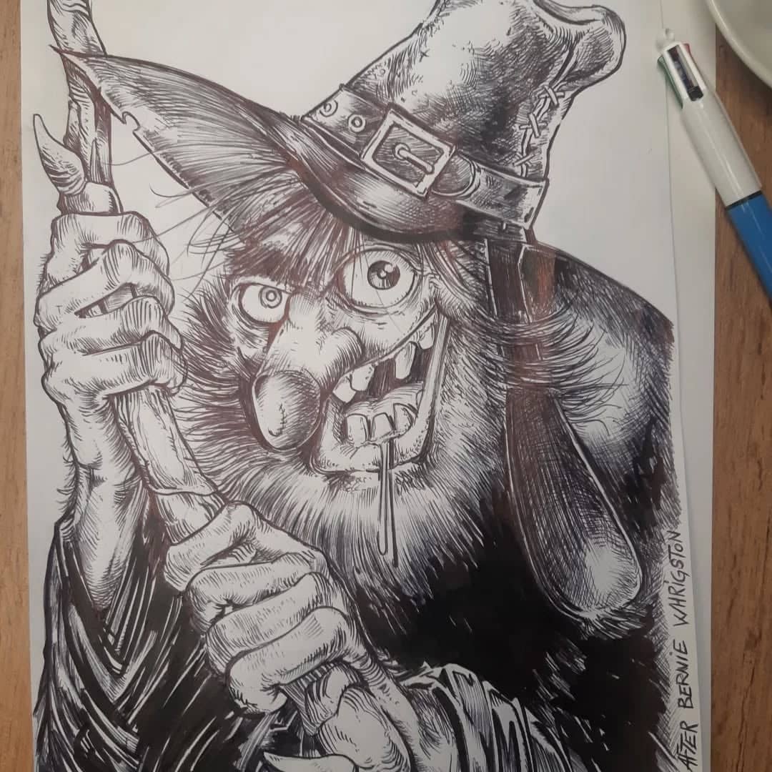 Sorcière au chapeau pointu