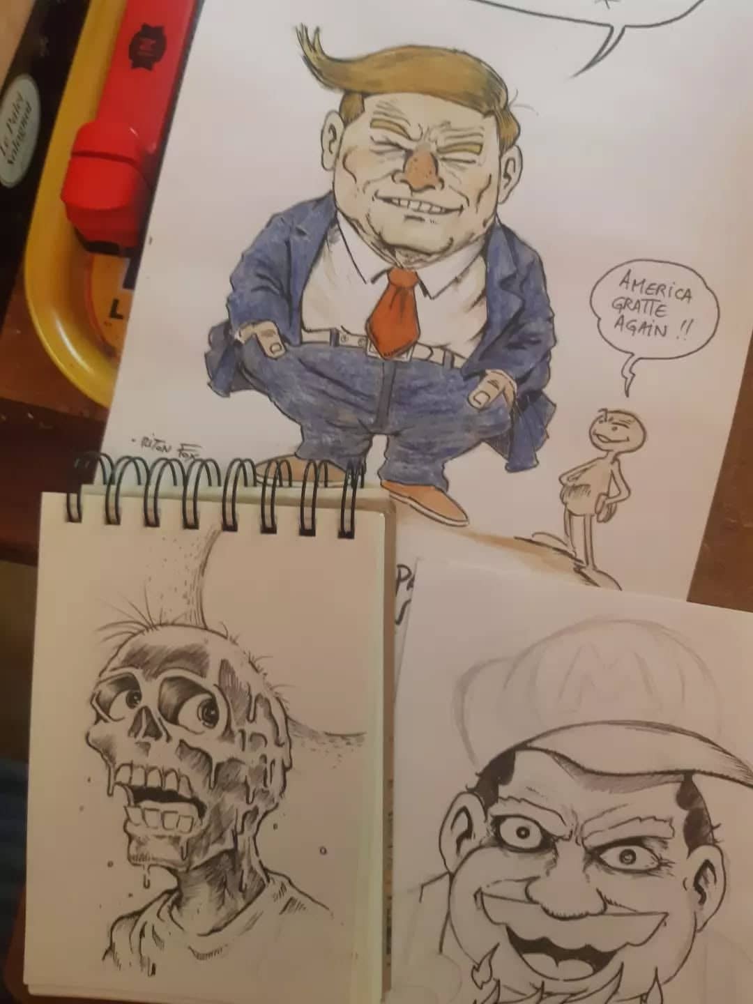 Donald Trump - Caricature politique