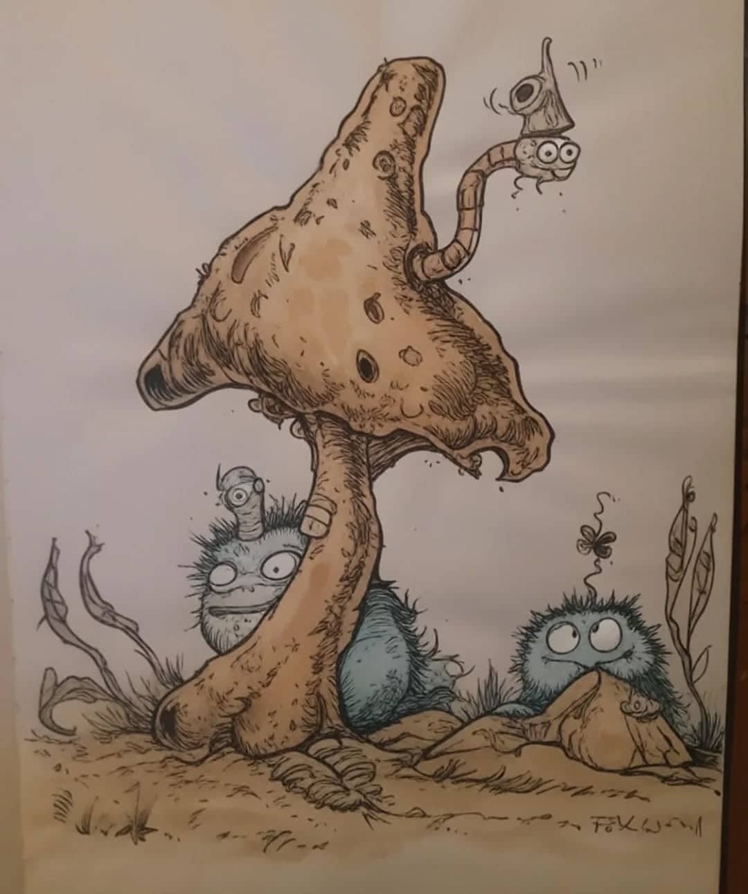 Créatures fantastiques du champignon